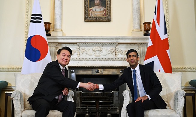 韩英签署《唐宁街协议》 双边关系提升为“全球战略伙伴关系”