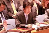 韩国外长尹炳世在安理会强调要制裁大规模杀伤性武器的扩散