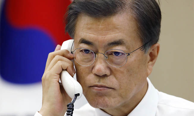 韩日首脑, ‘同时摸索对朝应对措施’