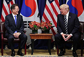 韩美首脑会谈（2017年9月）