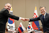 韩-斯洛伐克首脑会晤(2018年4月)