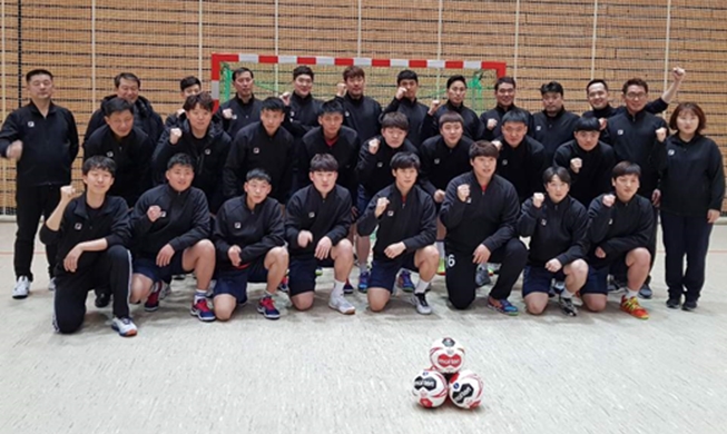韩朝手球联队首次出战世锦赛