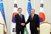 韩-乌兹别克斯坦首脑会晤(2019年4月)