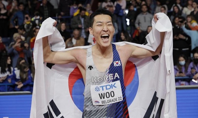 韩跳高选手禹相赫2022世界排名第一