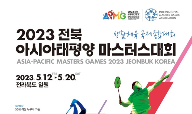 2023全北亚太大师运动会在韩首办