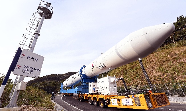 韩国运载火箭“世界号“发射前一天进入发射准备阶段