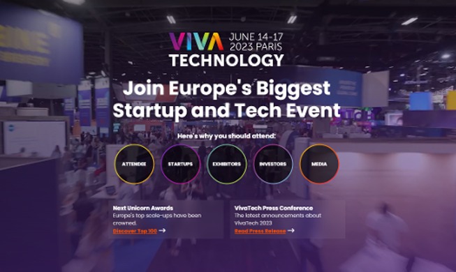 韩作为主席国参加欧洲VivaTech科技创新展览会