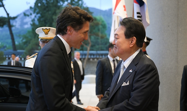韩加首脑会晤：今后60年将建立更强有力伙伴关系