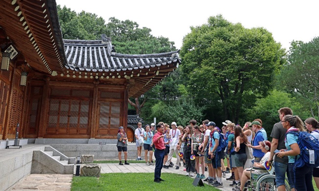 韩文体部：大露营结束后继续支援童军体验韩国文化