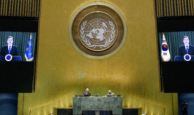 文在寅为出席联合国大会访问纽约与檀香山