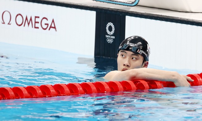 韩国泳坛新星黄宣优排名东奥100米自由泳第五，创亚洲选手69年最佳成绩