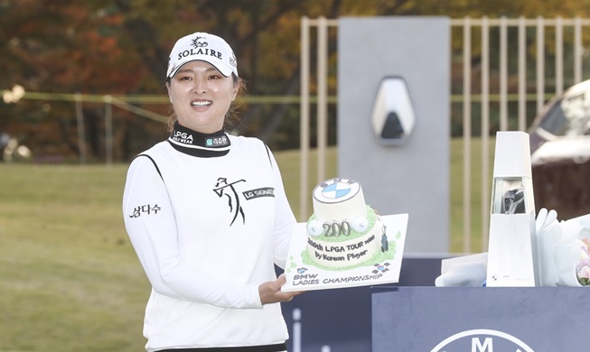 韩国在LPGA共200次夺冠 韩高球手高真荣获LPGA宝马女子锦标赛冠军