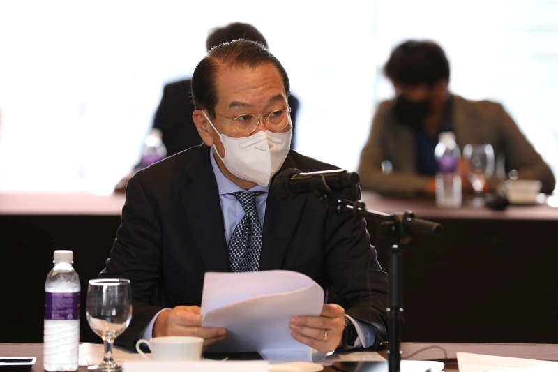 9月8日，韩国统一部向朝鲜提议举行韩朝当局会谈，解决离散家属问题。图为统一部长官权宁世。图片来源：统一部官方脸书