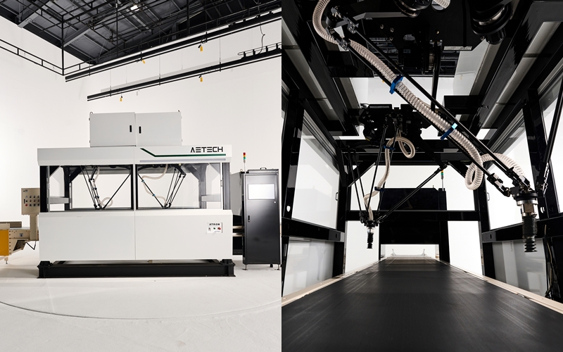 图为AETECH公司所开发的开发废弃物筛选人工智能（AI）机器人“Atron”。图片来源：AETECH