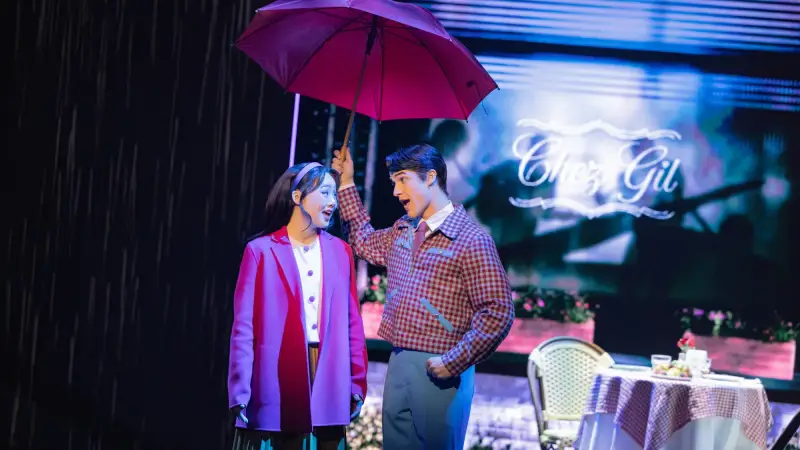 接连传出获奖消息的韩国音乐剧《也许美好结局》百老汇演出剧照。图片来源：《也许美好结局》官网