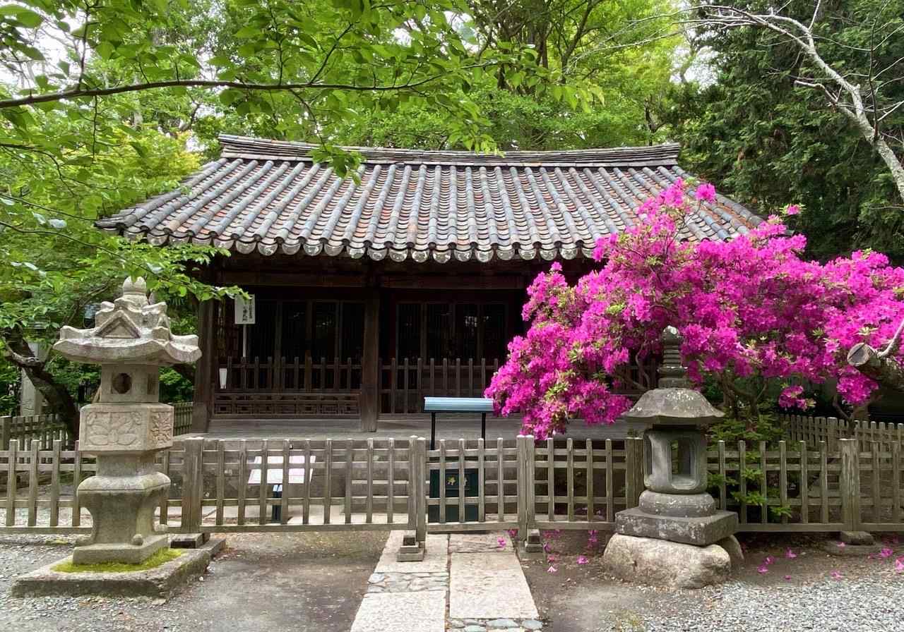  “观月堂”被拆解前的原貌，位于日本镰仓。该建筑在去年拆解前，一直作为供奉观音菩萨的祈祷处使用。图片来源：国家遗产厅