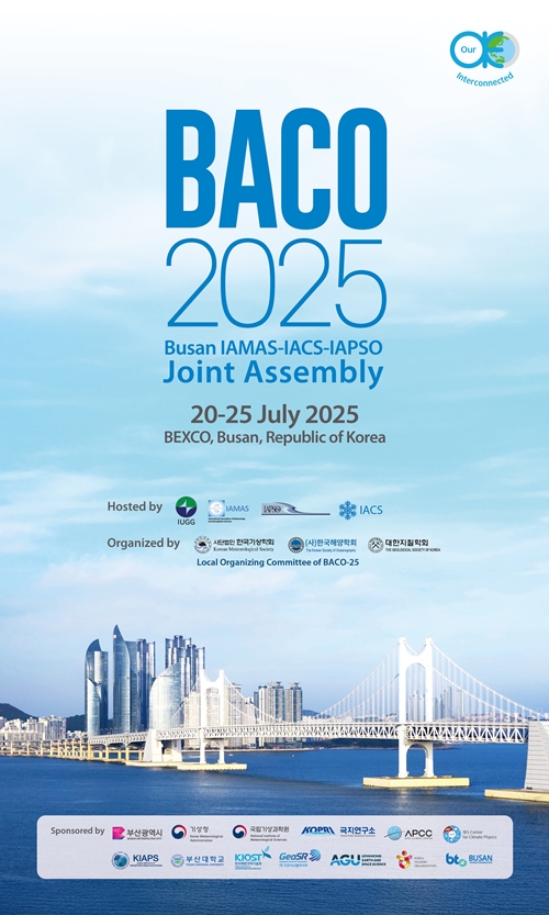 气象、海洋与冰圈国际学术大会（BACO-25）官方海报。图片来源：釜山市