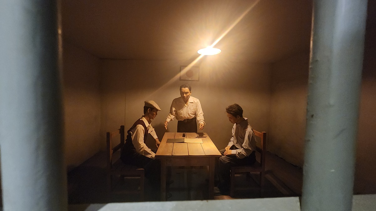 审讯过程中，伴随着同志的惨叫声和日本警察的辱骂，严重压迫了独立运动家的心理。韩宣网记者李智惠 摄