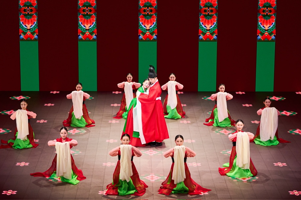 国立贞洞剧场艺术团创作公演《單沈》演出场景。该演出将于APEC峰会期间（10月31日至11月4日）在庆州世博大公园上演。图片来源：国立贞洞剧场