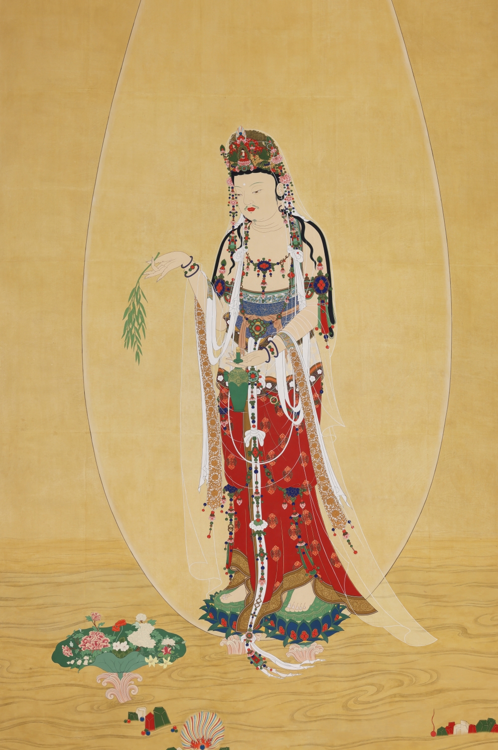 松泉法师的《观世音菩萨》。图片来源：文化体育观光部