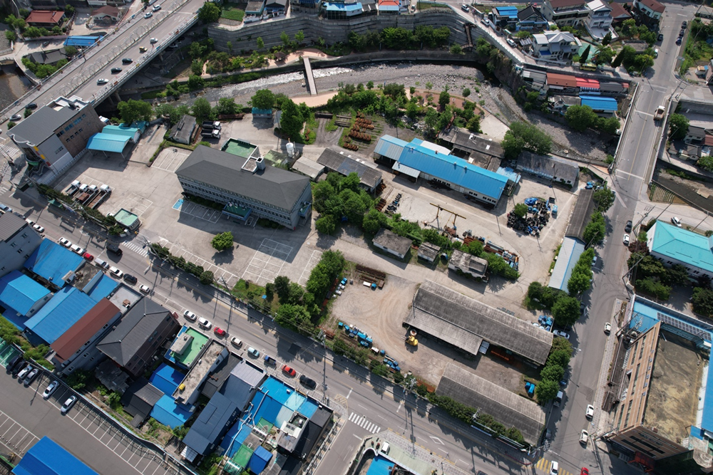 江原道三陟市道溪矿业所全景图。图片来源：三陟市