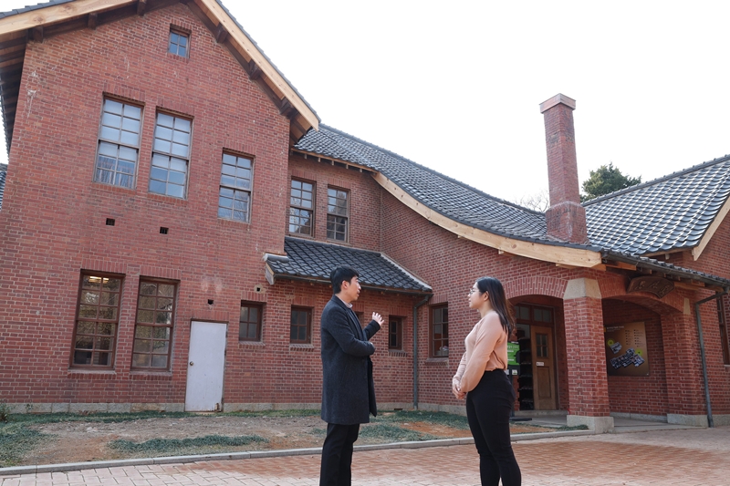 图为位于釜山市西区的景武台。韩国战争时，这里被用作总统官邸和办公室，现为临时首都纪念馆。韩宣网记者李廷佑 摄