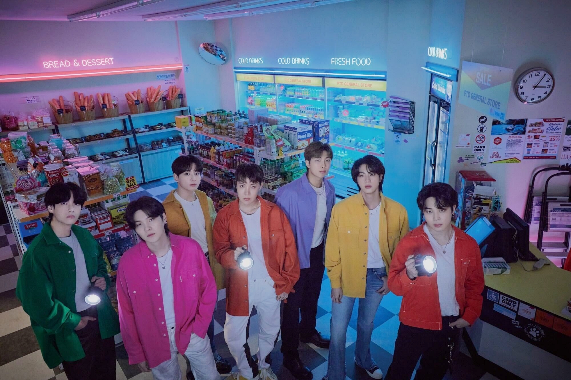 防弹少年团（BTS）将第五张正规专辑《阿里郎》的3月21日回归首演选在了首尔光化门。图片来源：BIGHIT MUSIC 