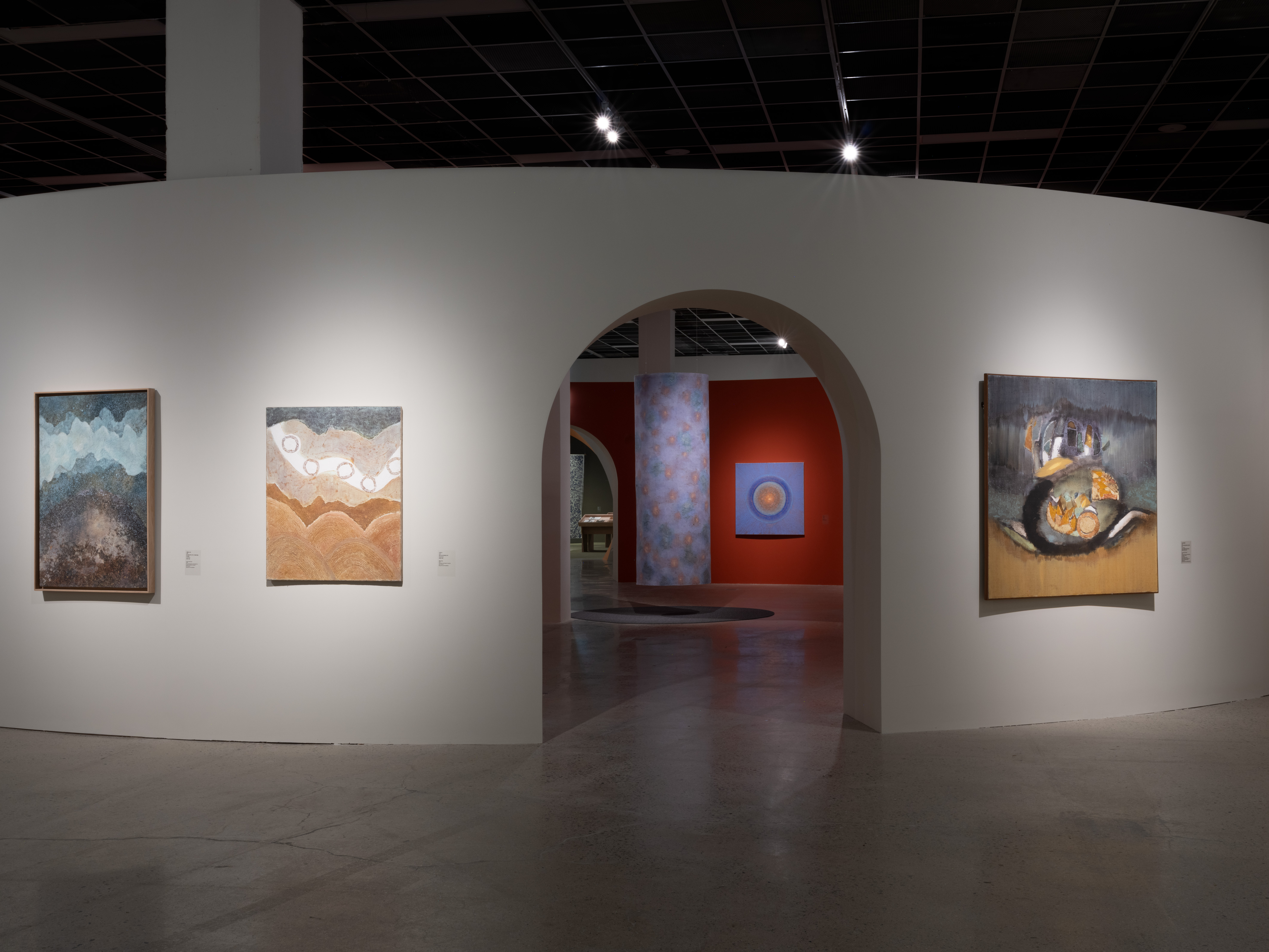 《方惠子：向天地播撒心灵之光》展览现场。图片来源：国立现代美术馆