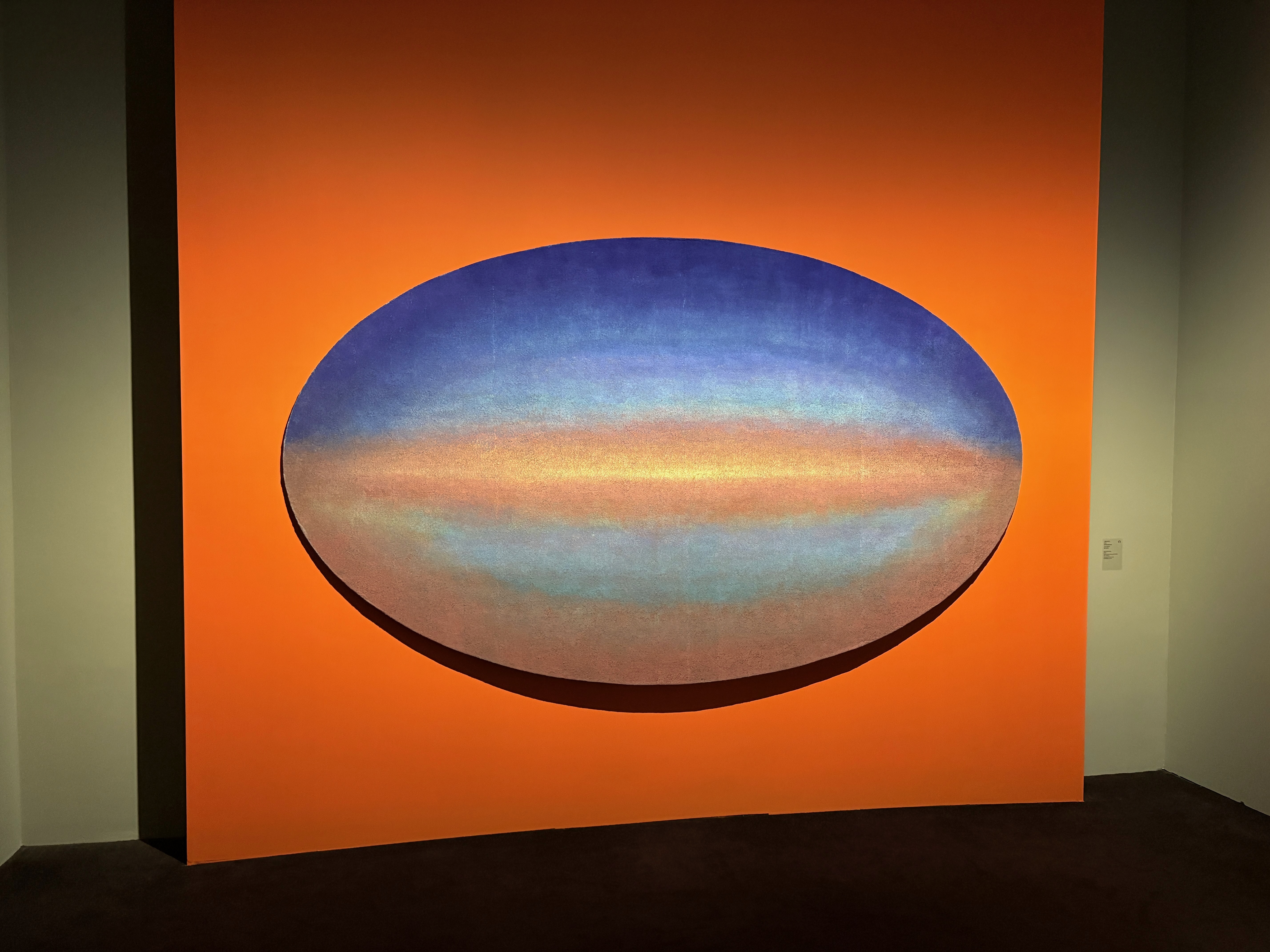 方惠子2008年大型作品《天空之土》，呈现其对天空、大地与宇宙存在的思考。韩宣网记者Charles Audouin 摄