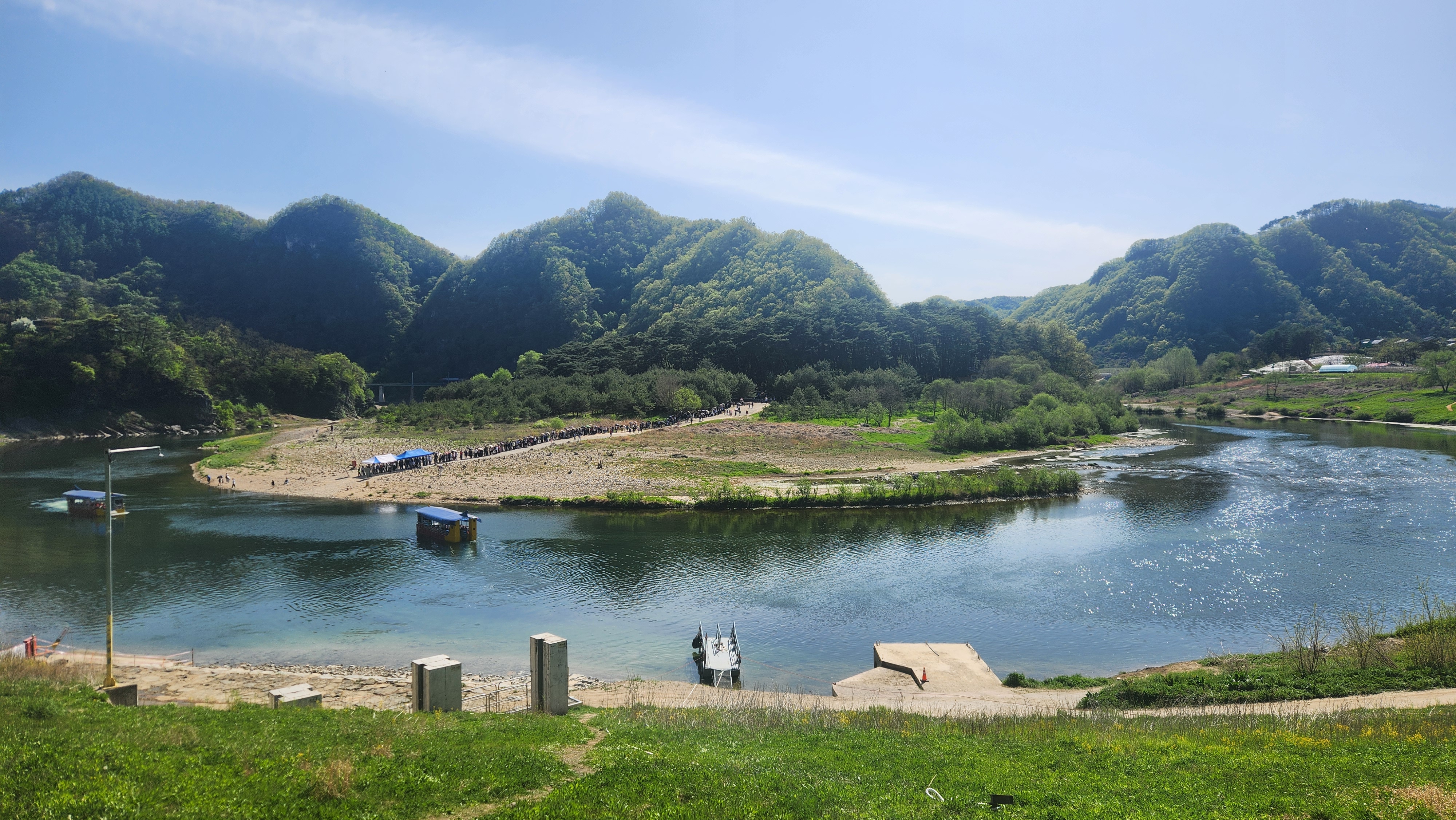 浸染着端宗泪痕的宁越清冷浦，这里是三面江水环绕，后方险峻悬崖林立的流放之地。韩宣网记者李廷佑 摄