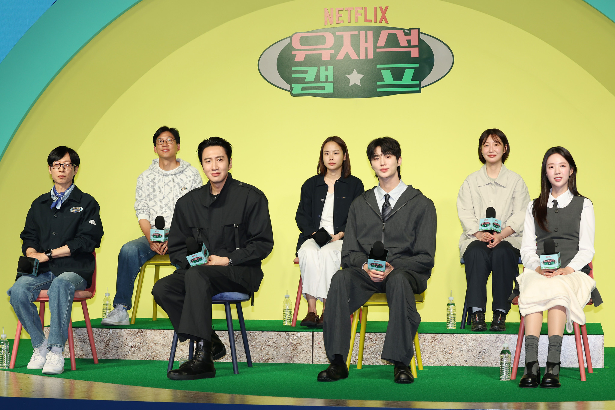 5月19日，奈飞（Netflix）综艺《刘在锡的民宿法则》制作发布会在首尔钟路区JW东大门广场万豪酒店举行。韩宣网记者李廷佑 摄 