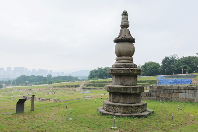 国家指定宝物&ldquo;杨州桧岩寺址舍利塔&rdquo;。韩宣网记者朴大珍 摄