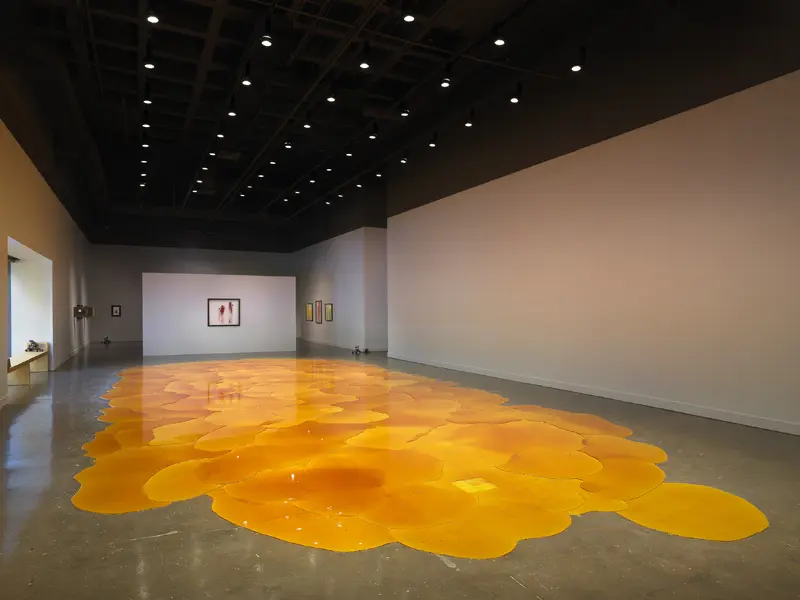 图为第16届光州双年展参展艺术家戈尔丁+塞内比作品《Flare-Up》。图片来源：光州双年展财团