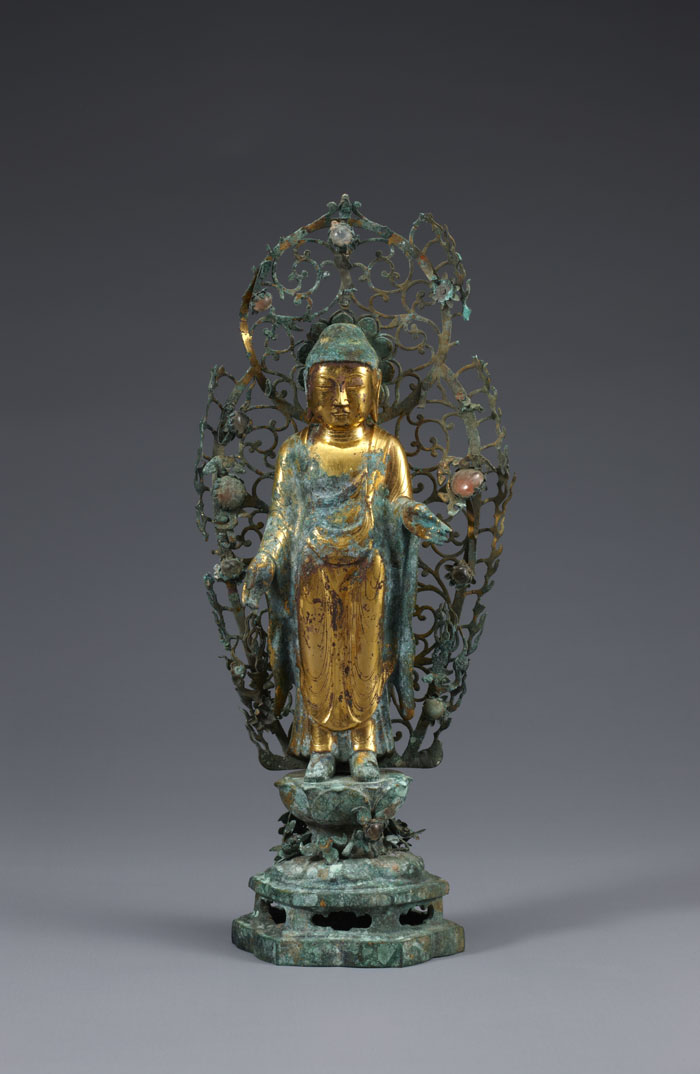 国立中央博物馆，公开统一新罗时期镀金铜佛像等新藏品: Korea.net 