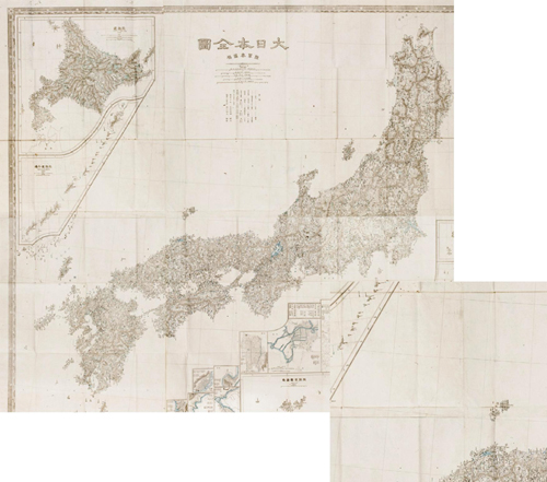 독도가 포함되어 있지 않은 1877년 ‘대일본전도(大日本全圖)’ 