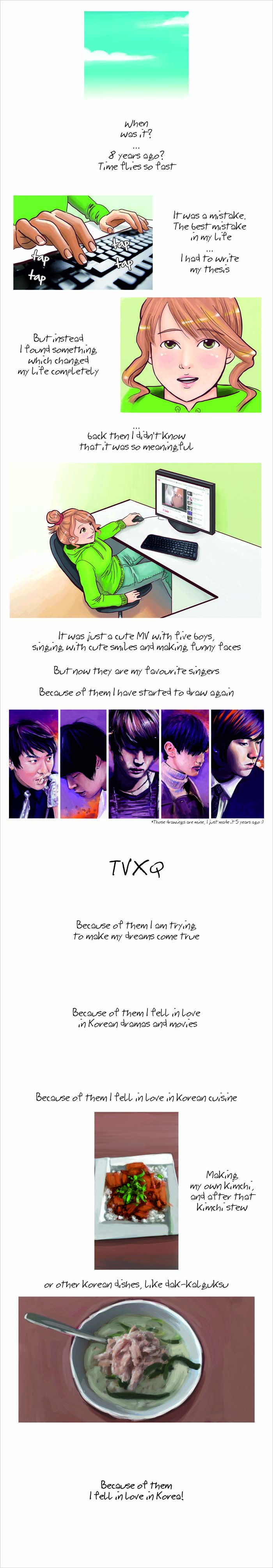 웹툰 부문 1등을 차지한 폴란드의 막달레나 말라촙스카 (Magdalena Malachowska)의 ‘어떻게 한국에 폭 빠지게 됐는가?(How did I fell in love in Korea?)’.