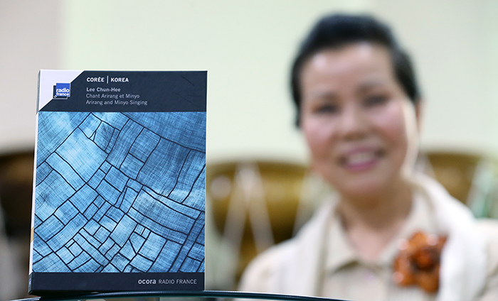 지난 5월 15일 독일음반비평가상을 수상한 이춘희 명창의 음반 ‘아리랑과 민요’ (사진: 전한 기자)