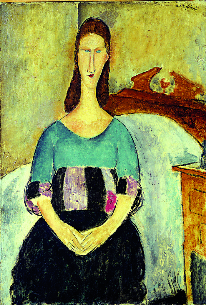 '앉아 있는 잔느 에뤼테른느' 