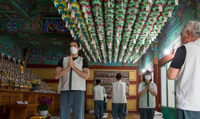 韩寺庙寄宿体验在20年间逾600万人 外国人占11%