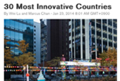 彭博社：韩国是世界上最具创新性的国家