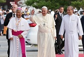 教皇，访问韩国天主教发源地-松山圣地