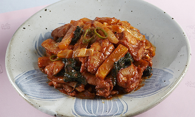 韩国料理食谱系列之：辣炒鸡排