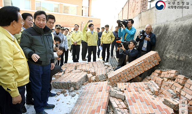 韩国政府助力浦项地震灾害地区重建