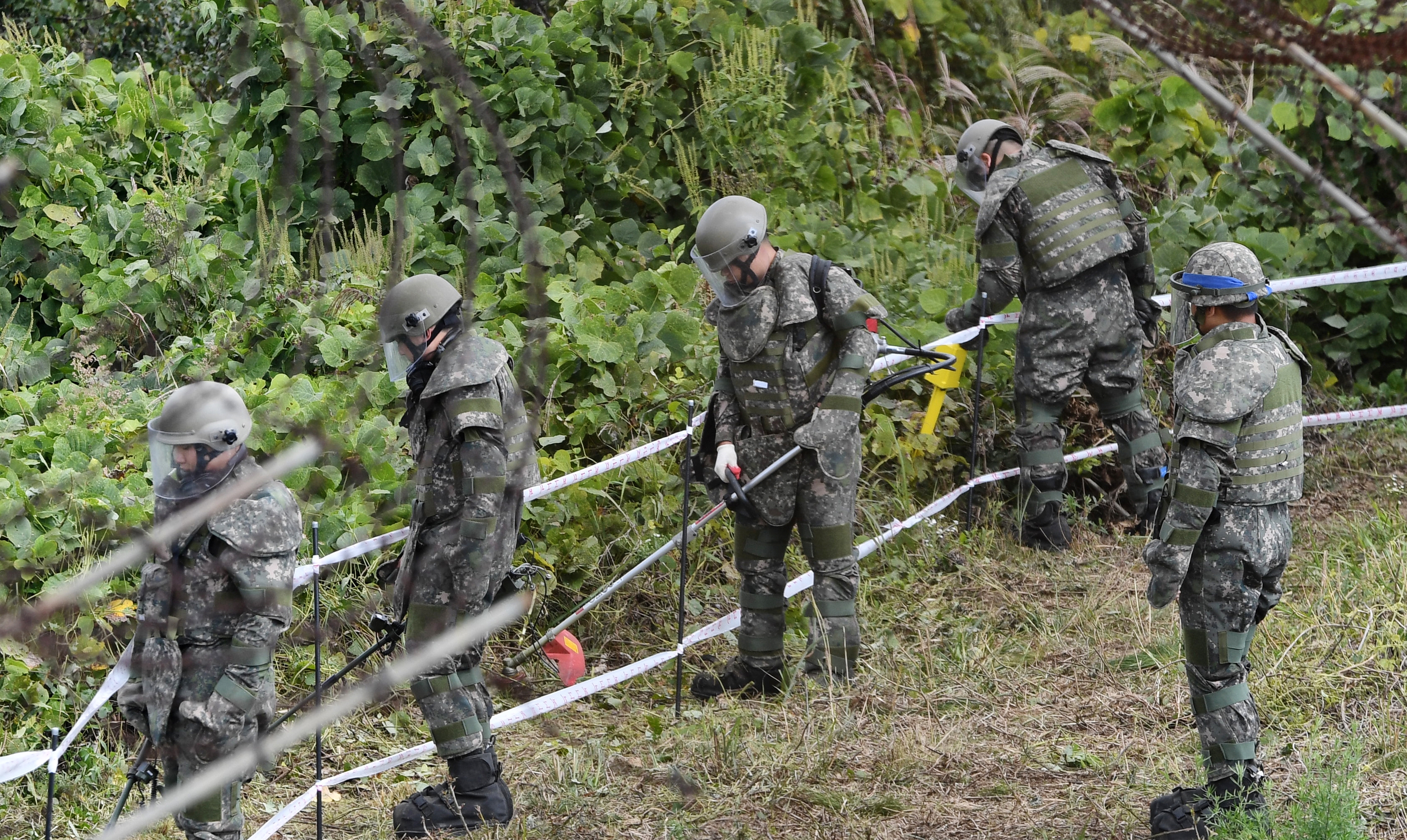 和平的开始，非军事区排雷现场