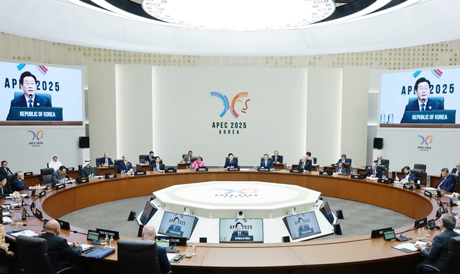 APEC峰会正式拉开帷幕 各国首脑聚首庆州