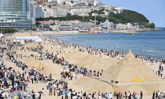 釜山海云台沙雕节