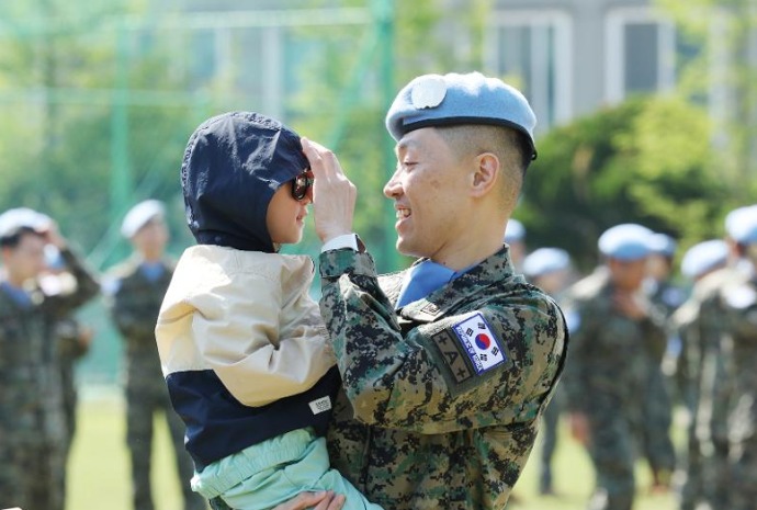 东明部队举行第31批派兵欢送仪式