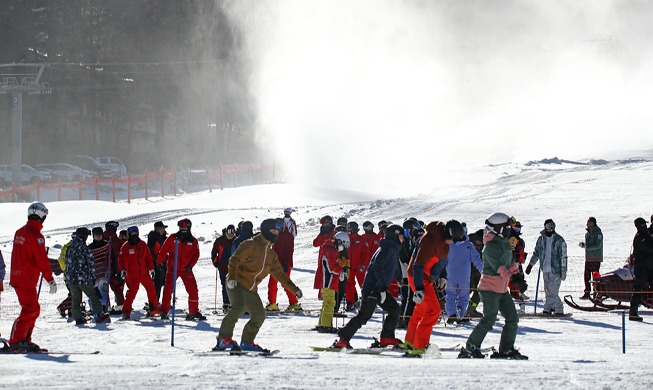 畅滑江原道雪场