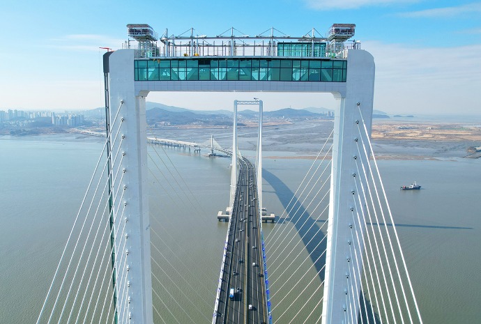 “仁川第三连陆桥”正式通车