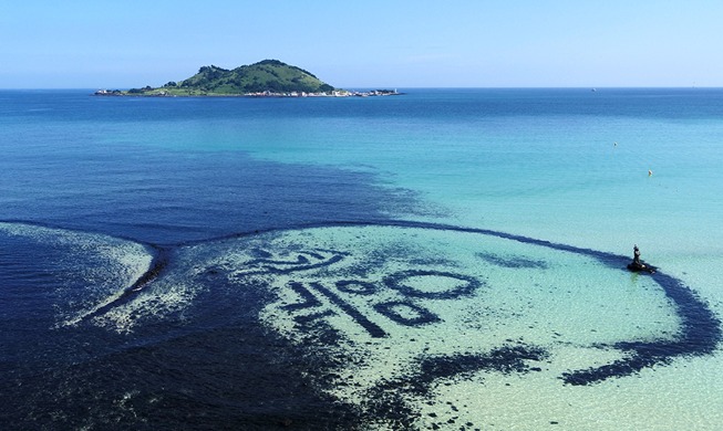 【图片看韩国】 翡翠色济州海景